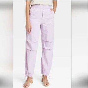 NWT A NEW DAY LILAC PARACHUTE PANTS SIZE 14